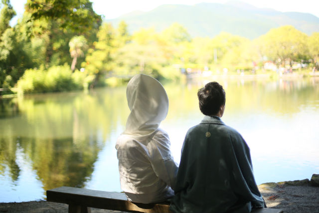 【湯布院・ロケーションフォト】和装プラン（衣装2点＆ヘアメイク＆小物一式込み・アルバム付） 写真2