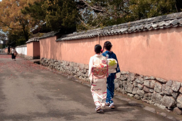 【大分・杵築・着物レンタル】「きものが似合う歴史的町並み」に認定！風情ある城下町を、着物で町歩き 写真4