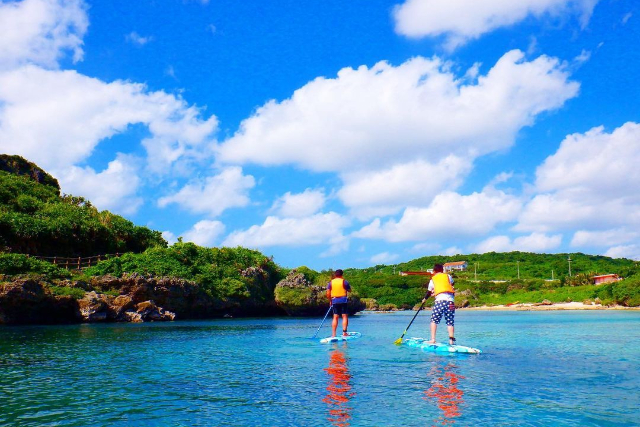 【宮古島・SUP体験】シュノーケリングもOK！SUPで宮古島の海を満喫しよう 写真4