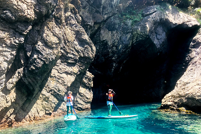 【鹿児島・奄美大島・SUP】SUPで一日海遊び。SUP秘境巡りツアー