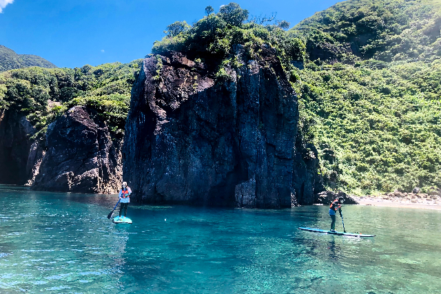 【鹿児島・奄美大島・SUP】SUPで一日海遊び。SUP秘境巡りツアー 写真3