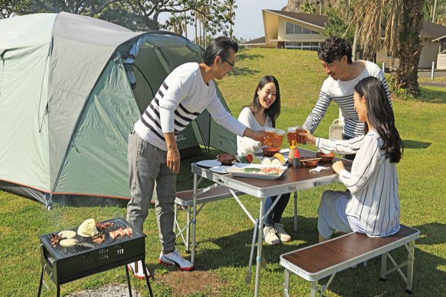 【期間限定ポイント10%還元！鹿児島・指宿市・キャンプ場】キャンプデビューにぴったり！手ぶらでキャンプ（1泊2日・BBQ付き） 写真4