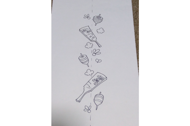 【東京・荒川区・友禅染】絵が苦手でも大丈夫！職人が教える友禅染で半襟作り（1個） 写真4