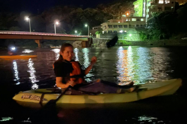 【ナイトプラン】月明かりを頼りに★夜の安房川をカヤックですすもう！ 写真5