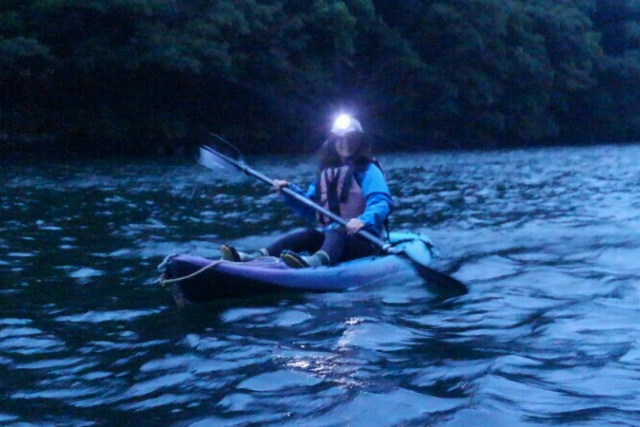 【ナイトプラン】月明かりを頼りに★夜の安房川をカヤックですすもう！ 写真8