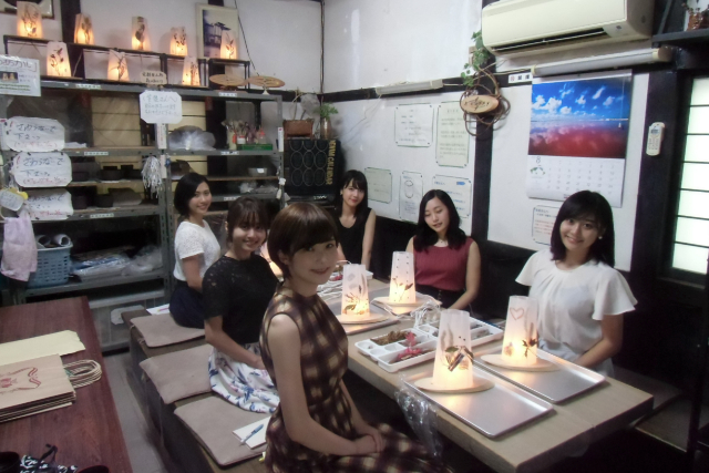 【京都府・京都市・手作り照明】京都北山杉と和紙で幻想的な森のあかり作り体験（1個） 写真3