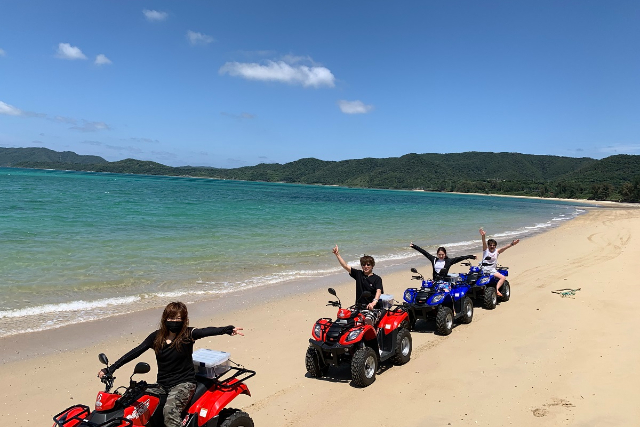 【鹿児島・奄美大島・四輪バギー】気軽なショートコース！奄美四輪バギー絶景ツアー 写真3