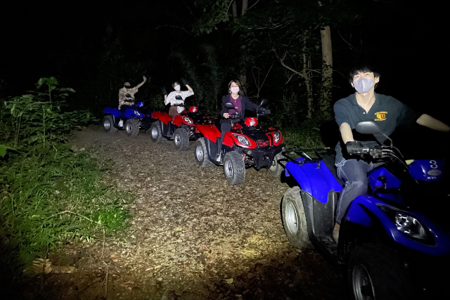 【鹿児島・奄美大島・四輪バギー】4輪バギーで行く！ナイトアドベンチャーツアー 写真4