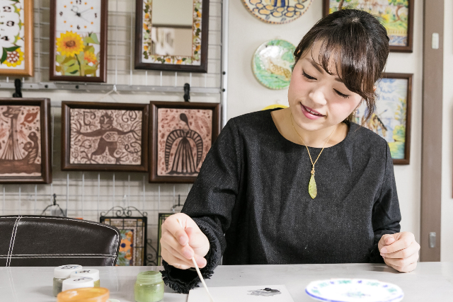 【アンダルシアの小皿】神田・絵付け・色と模様が美しいスペイン食器 写真5