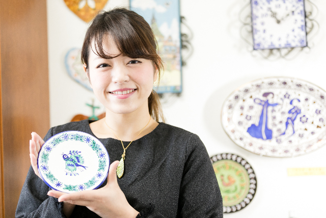 【グラナダの小皿】大阪南堀江・絵付け・独特の模様と色彩が美しいスペイン食器 写真8