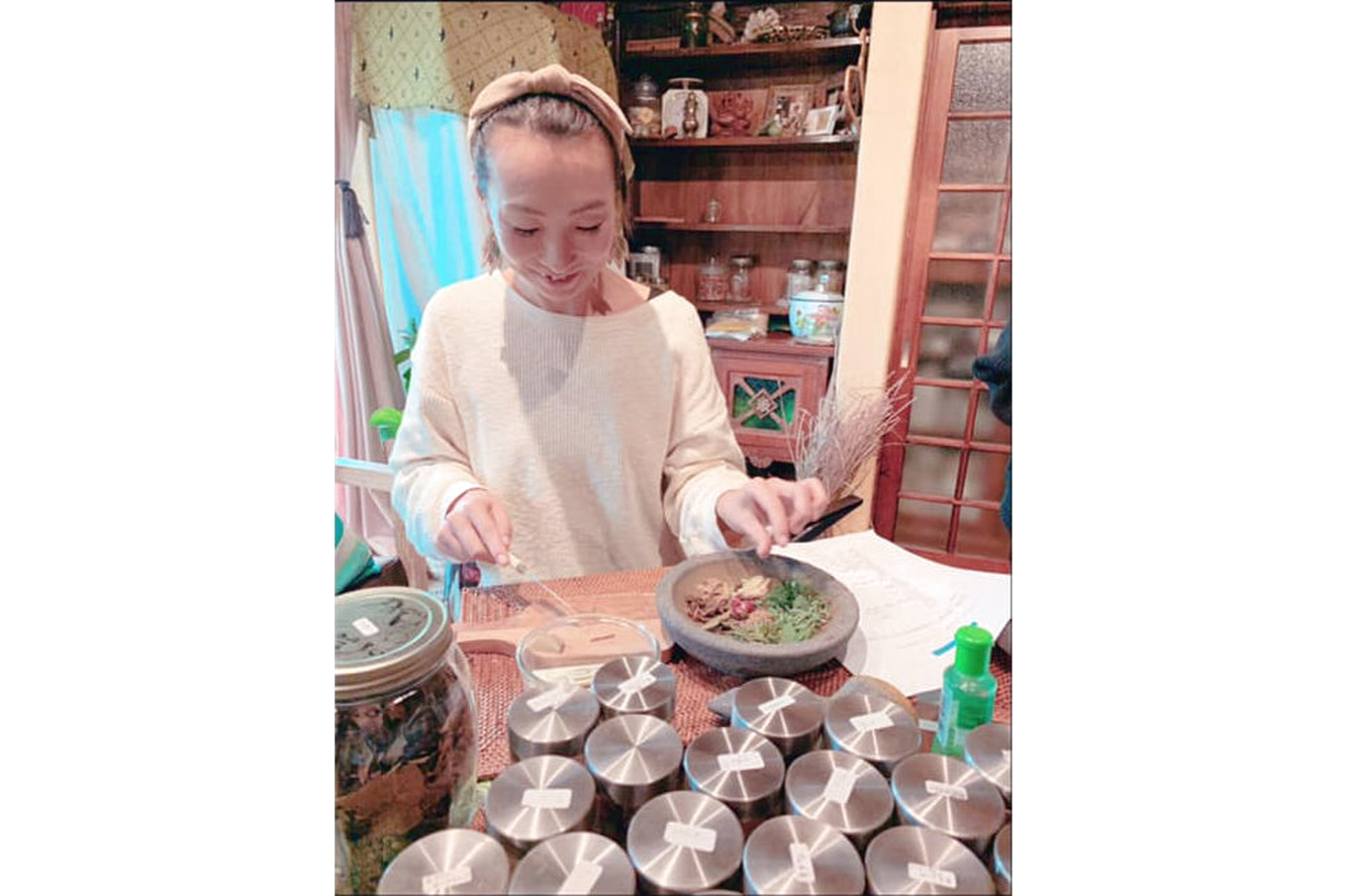 【岡山・瀬戸内市・ハーブテント】女性にオススメ！《タイの伝統療法・デトックス》ジャム―セラピー タロットリーディングとハーブ蒸し、ハーブウォーターのお持ち帰り♬ 写真2