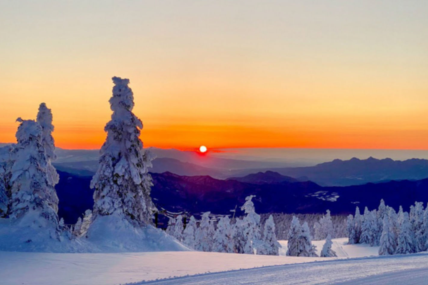 【長野・志賀高原・初日の出】初日の出と初滑りが一緒に楽しめる！2022 NEW YEAR SUNRISE RIDE 写真7