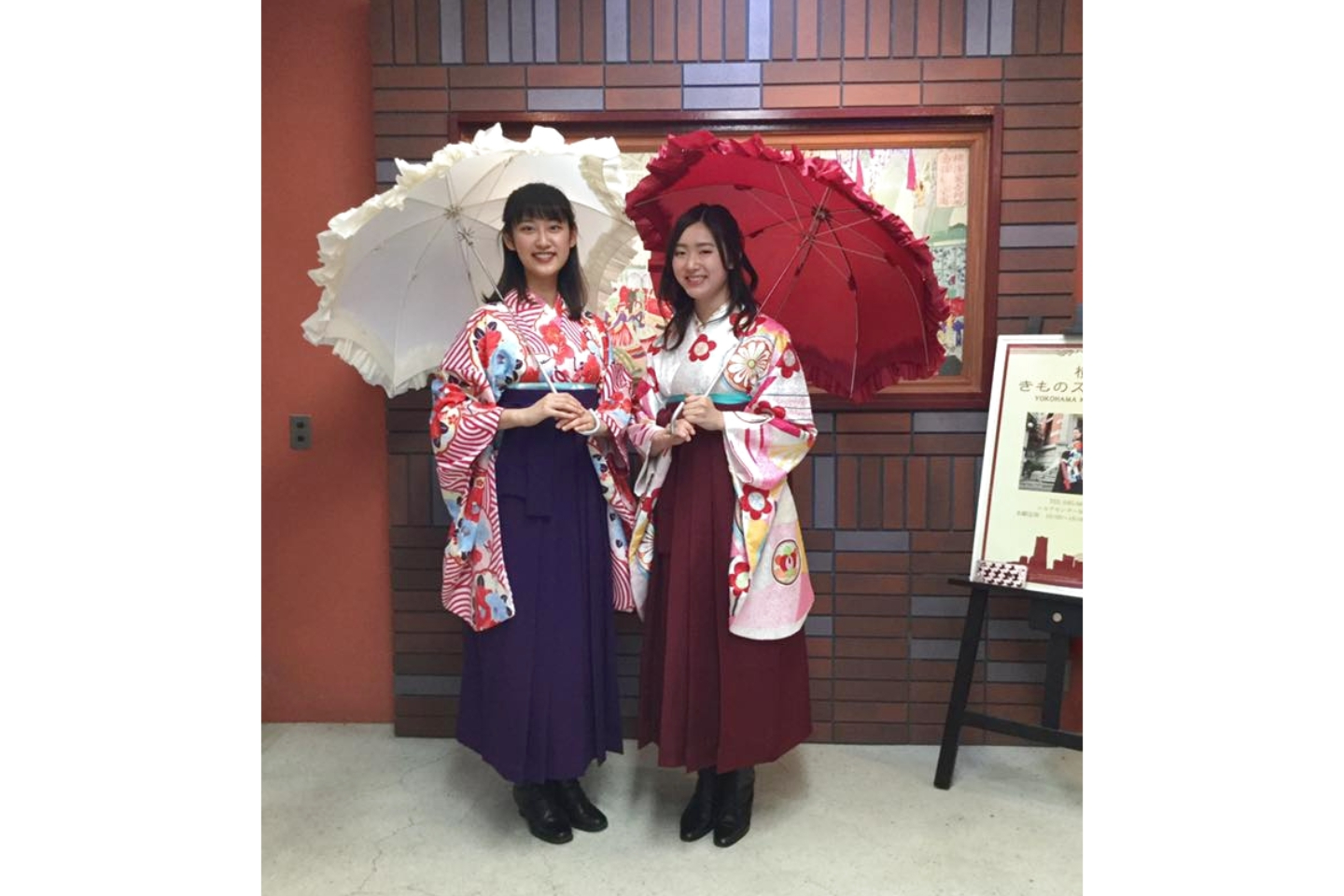 【神奈川・横浜・着物レンタル】袴をはいて素敵な思い出の一枚を！横浜フォトロケーション巡り《ハイカラ袴レンタル付き》 写真5