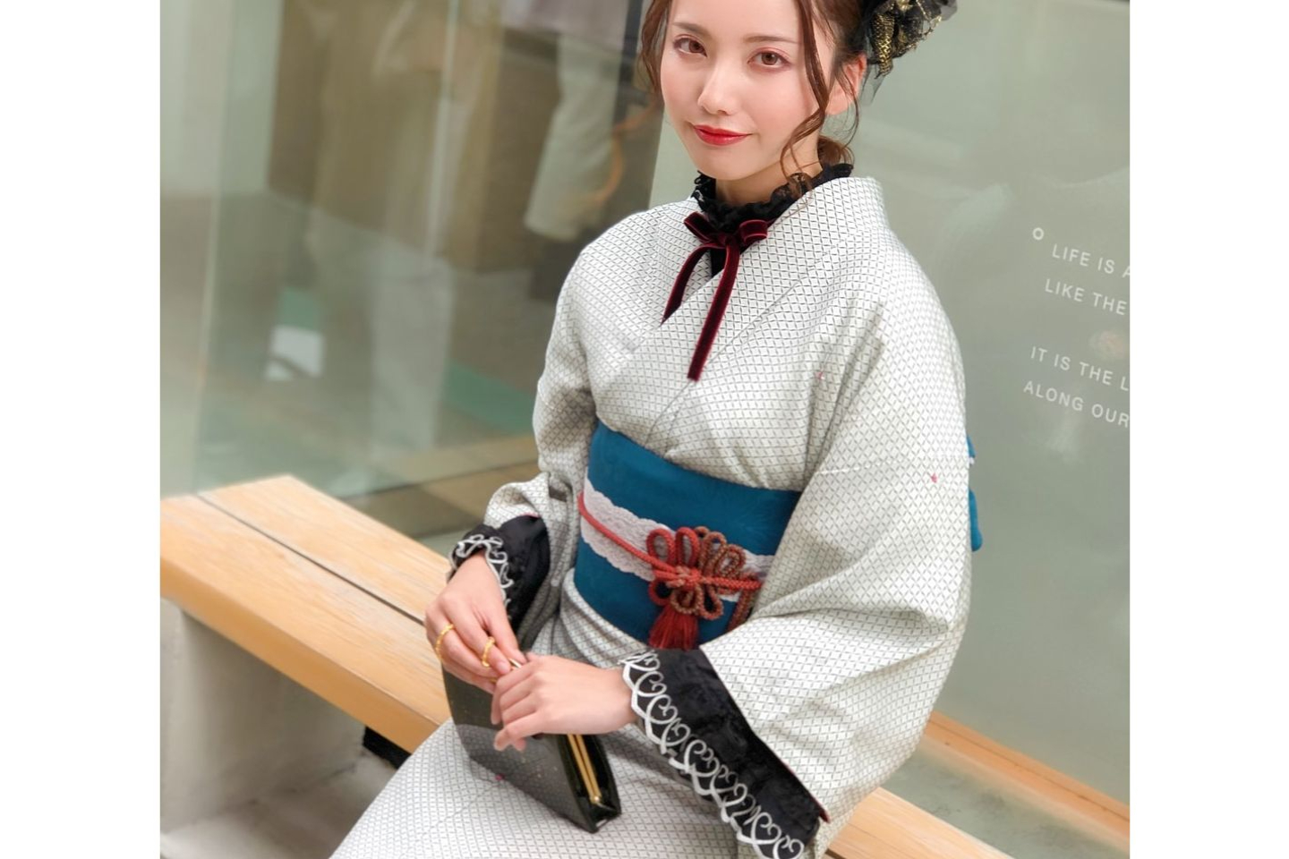 【奈良県・奈良市・着物レンタル】斬新コーデで注目をあびよう。スペシャル和装コース 写真6