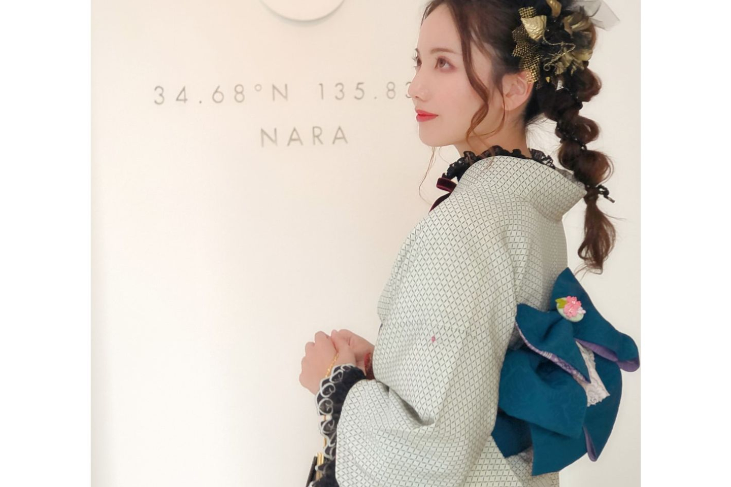【奈良県・奈良市・着物レンタル】斬新コーデで注目をあびよう。スペシャル和装コース 写真8