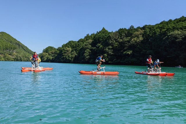 【三重・多気・SUP】気軽に楽しむバイクSUP！奥伊勢湖支流を水上ツーリング（60分コース）