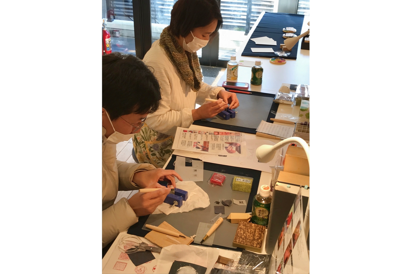 【神奈川・鎌倉・手作りはんこ】書道や絵画にもぴったりな落款作り！石のはんこ　1個 写真5
