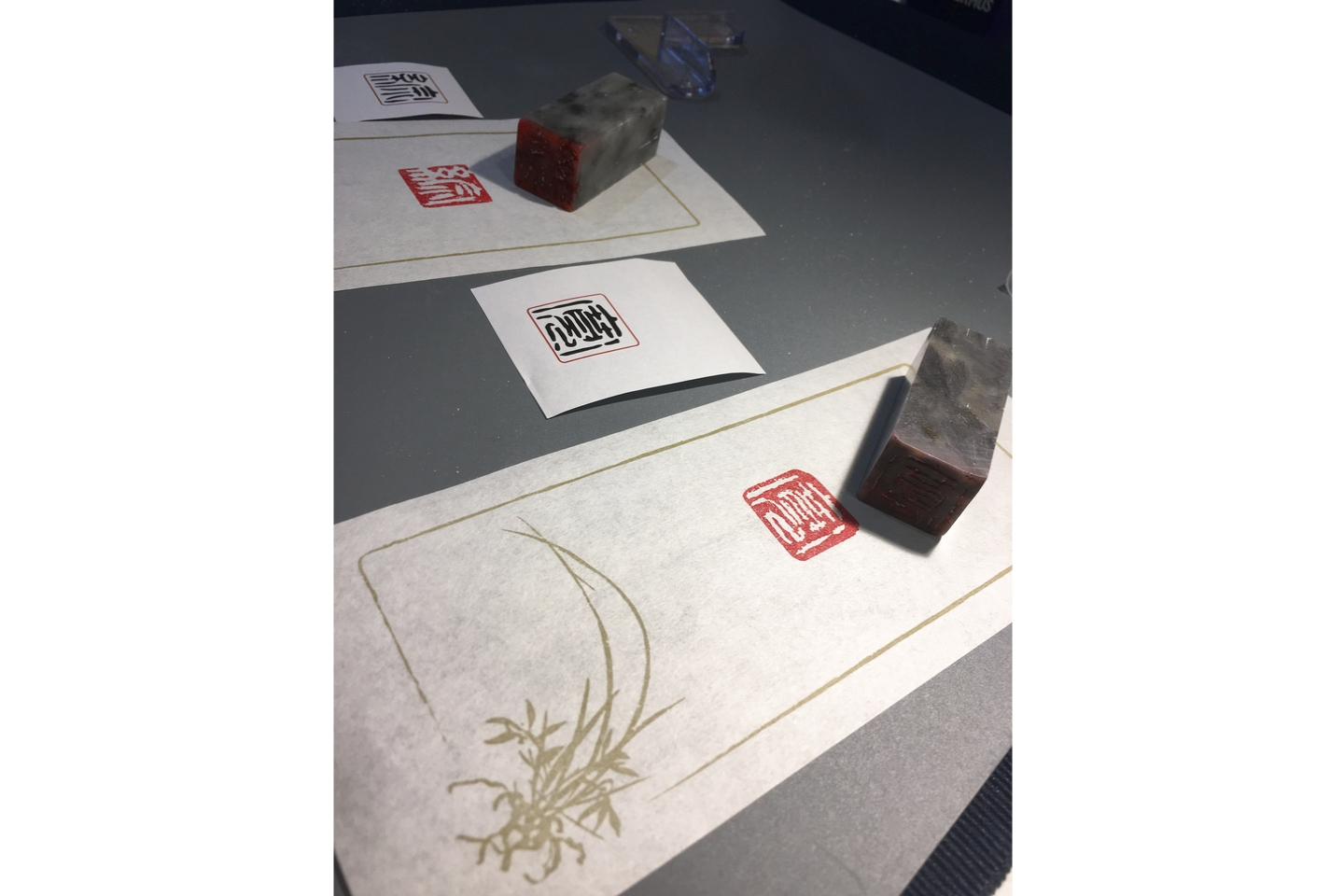 【神奈川・鎌倉・手作りはんこ】書道や絵画にもぴったりな落款作り！石のはんこ　1個