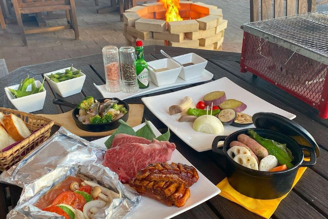 【期間限定ポイント10%還元！三重・津市・手ぶらBBQ】お肉はなんと松阪牛！！手ぶらでプレミアムBBQプラン（Cコース） 写真2