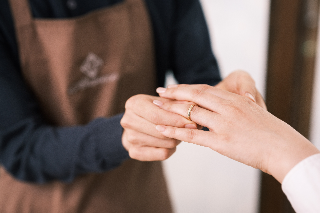 【京都・清水・手作りリング】ふたりの想いをカタチにしよう。結婚指輪（1個） 写真6