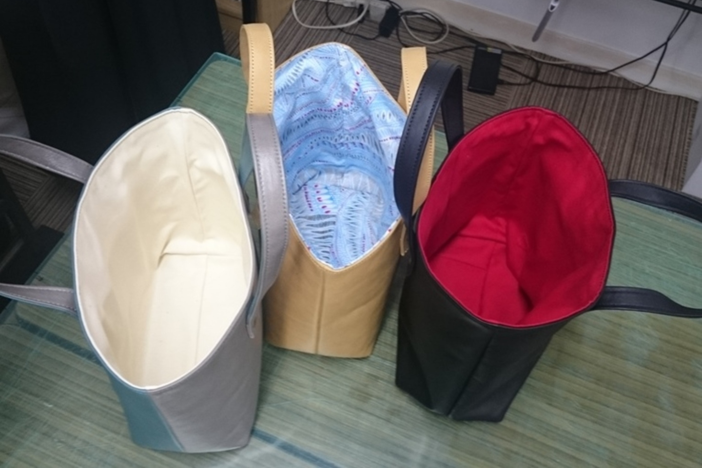 【大阪府・大阪市・手作りバッグ】高級感あふれる。本革ミニトートバッグ製作（1個） 写真5