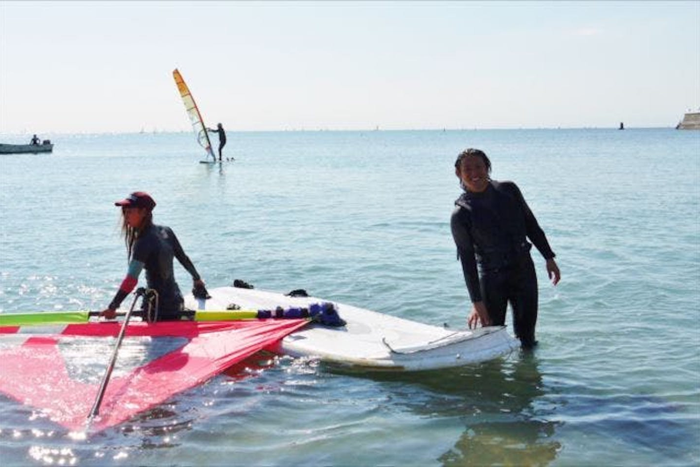 【神奈川・逗子・ウインドサーフィン】波が穏やかな逗子の海で、1日ウィンドサーフィン！ 写真4