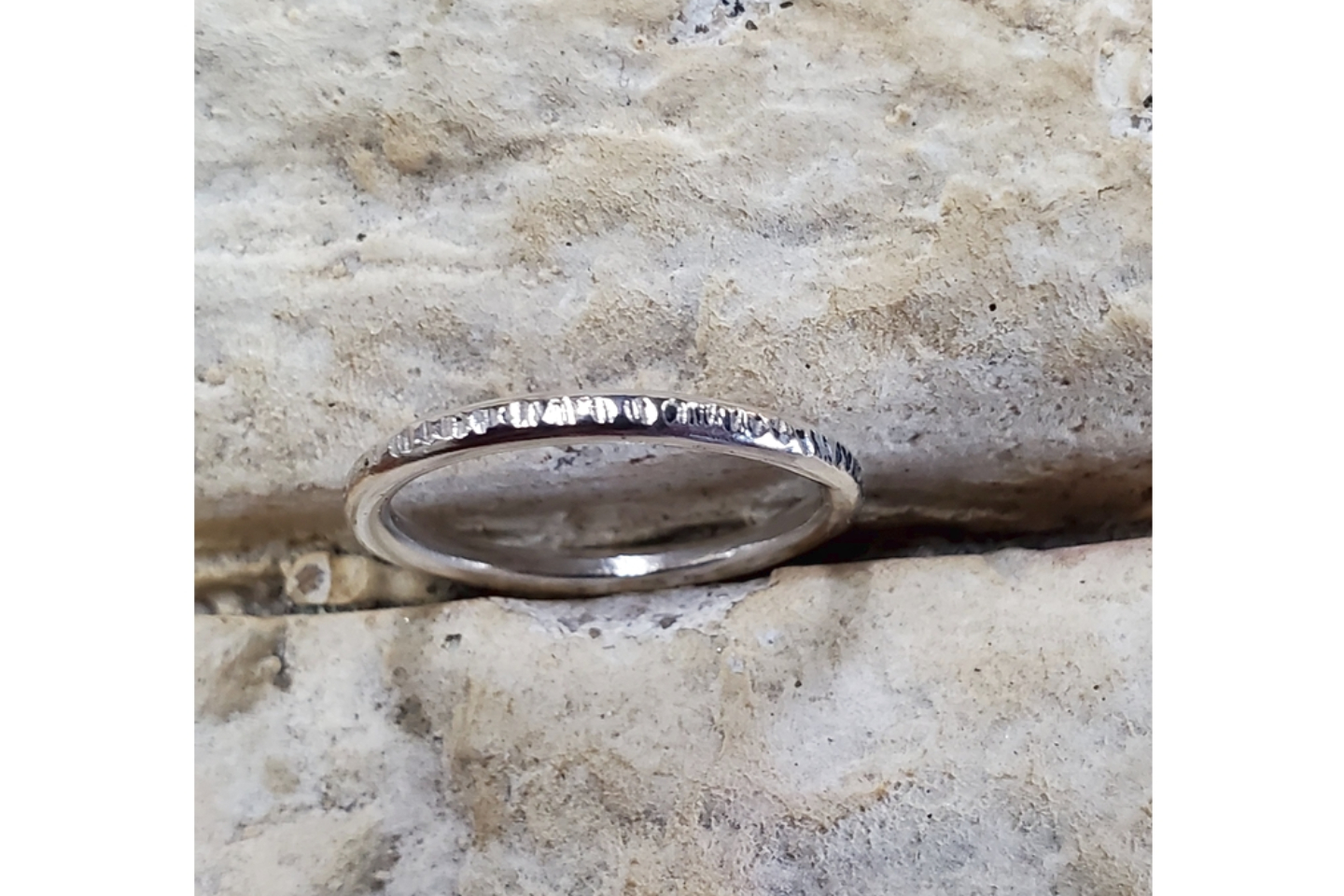 【山梨・北杜・シルバーアクセサリー手作り】幅細のシルバーリングを作ろう！（1個）