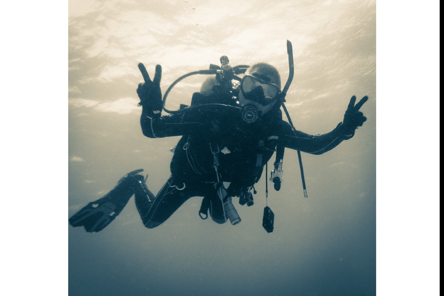 【兵庫・西宮・体験ダイビング】水中での浮遊感を味わおう。体験ダイビングコース 写真4