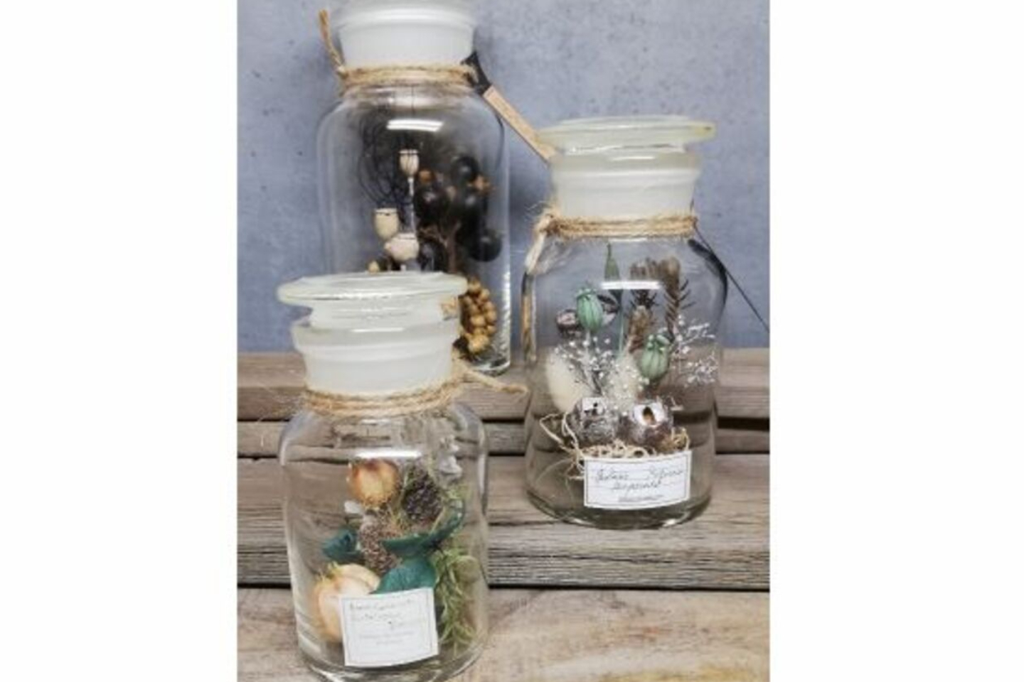 【北海道・石狩・手作り雑貨】ボトルの形とお花がお洒落！メディカルボトル（小）1個 写真2