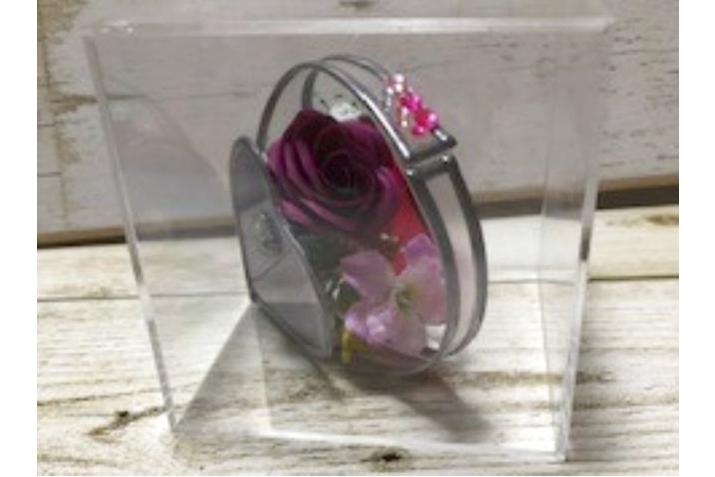 【宮城・仙台・押し花教室】お花の美しさを身近なものにとじ込めよう！押し花1個 写真5