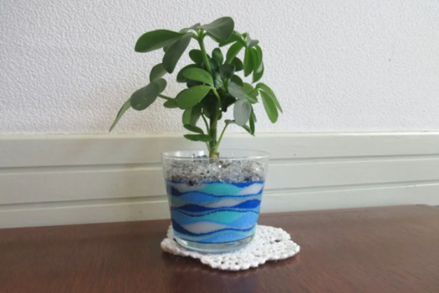 【大阪府・大阪市・手作り雑貨】鮮やかな色彩が目を惹く！カラーサンドアート（1個） 写真6