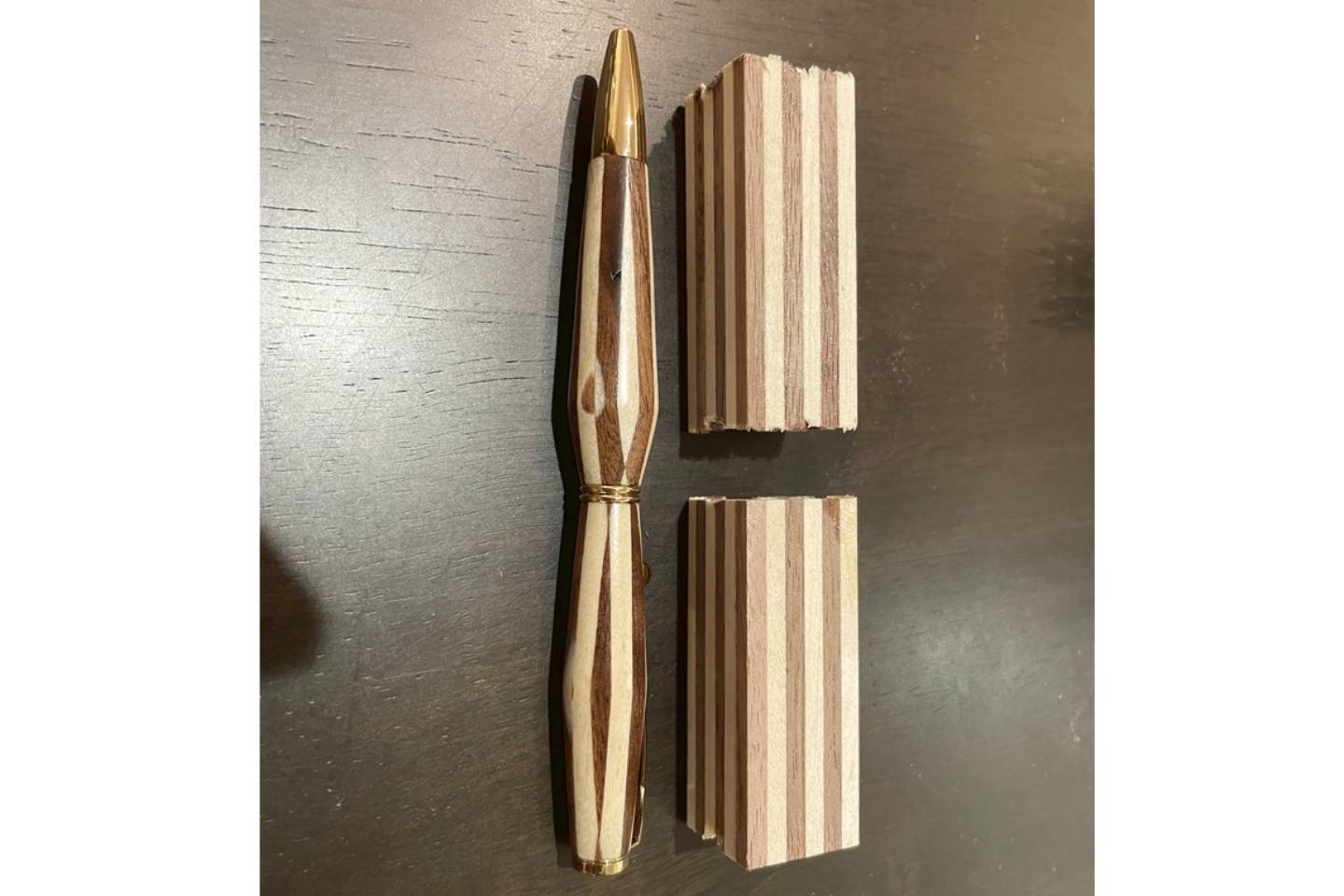 【愛知・瀬戸・木工教室】使うほど味わいが増す天然の寄木で作る一品。ボールペン1本 写真5