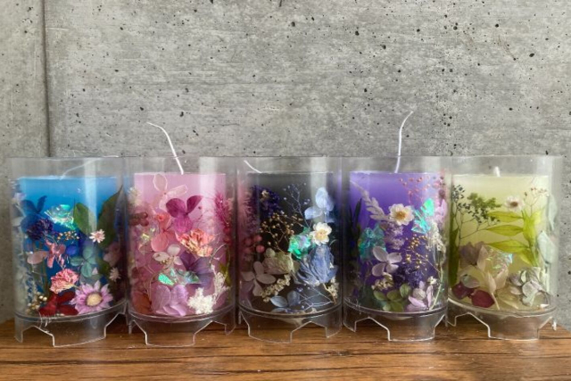 【やっぱ広島じゃ割(地域観光支援分)適用プラン｜広島市・手作りキャンドル】インテリアにもなる。お花のキャンドル制作体験 写真2
