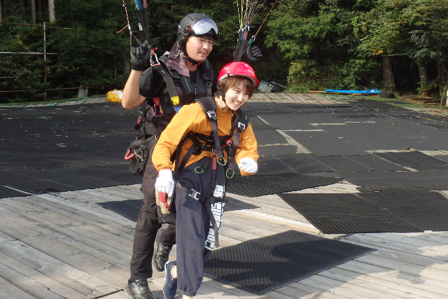 【栃木・宇都宮・パラグライダー】大満足！浮遊体験＆タンデムフライト半日コース 写真2