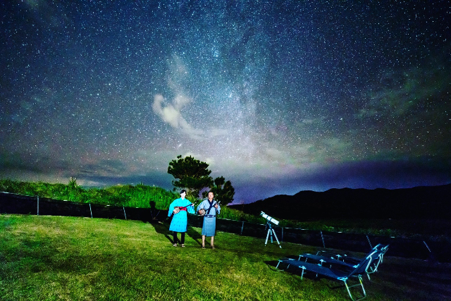 【沖縄・石垣島・天体観測】石垣島の満天の星空観察＆島唄三線鑑賞！