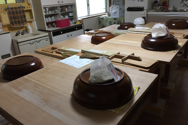 【和歌山・広川・そば打ち体験】温泉水を使用した、香り高い上質なおそば作り体験！ 写真7
