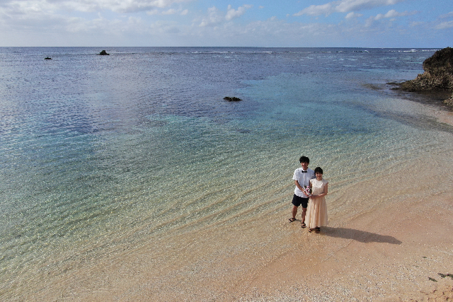 【沖縄・宮古島・ドローン】旅の思い出にぴったり！ドローンで空撮ツアー　2フライト