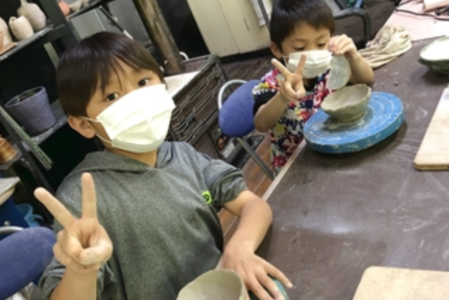 【山梨・道志・手びねり】小さなお子さまもOK！自由に作る陶芸体験（1個） 写真5