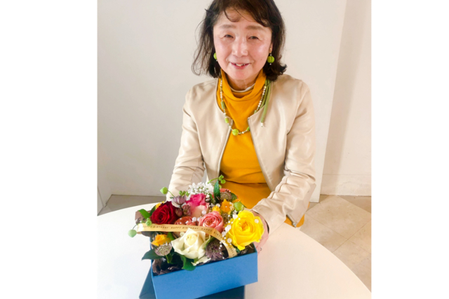 【山口・周南・フラワーアレンジメント教室】季節のお花でフラワーアレンジメント1個 写真4