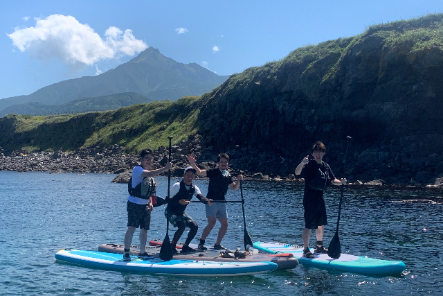 【北海道・利尻・SUP】見渡す限り海と山！壮大な自然のなかでSUP体験 写真4