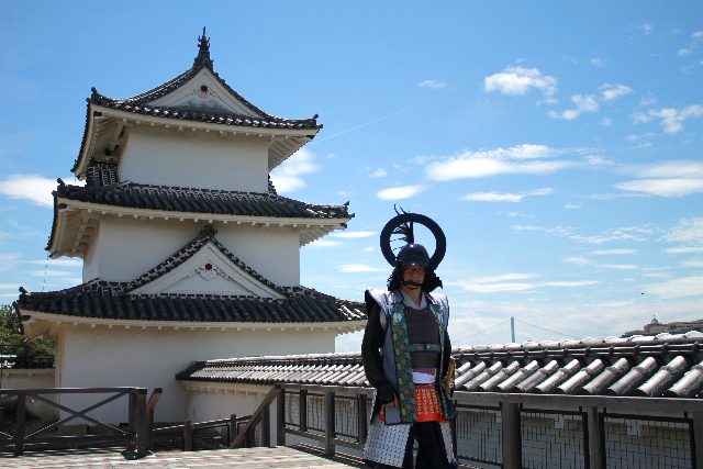 【兵庫・明石・変身写真】武将になりきろう！明石城散策（着付け・プロカメラマン） 写真4