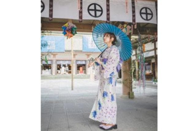 【鹿児島県・鹿児島市・着物レンタル】世界三大織物・大島紬も選べる！着物で市内散策 写真7