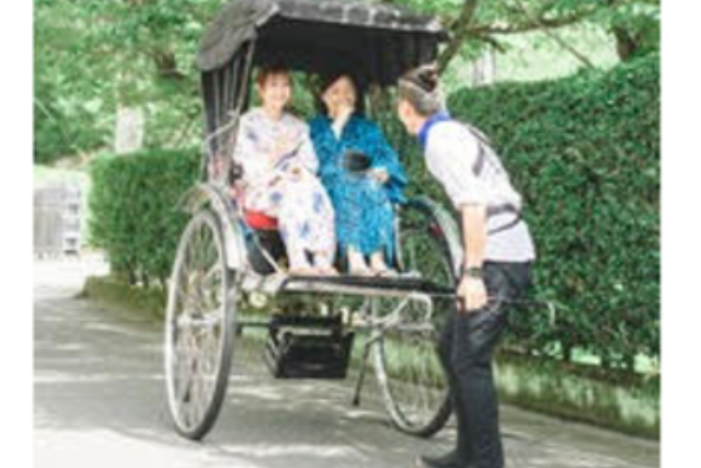 【鹿児島県・鹿児島市・人力車】浴衣・着物に着替えて人力車に乗ろう！30分コース 写真2
