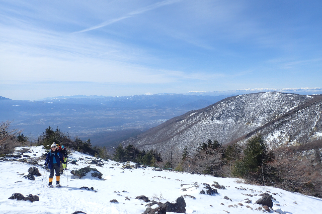 【長野・小諸・スノーシュー】浅間山の外輪山「黒斑山」でスノーシュートレッキング 写真5