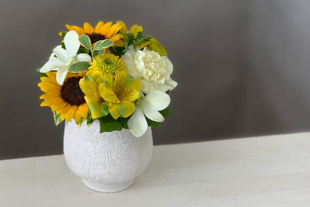 【埼玉・さいたま・フラワーアレンジメント】花風水でつくる生花のアレンジメント体験
