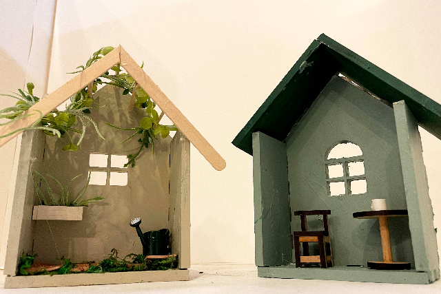 【東京・落合南長崎・手作り雑貨】夢のくらしをつくろう「ちいさなデコハウス」制作体験 写真5