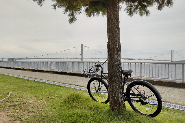 【兵庫・明石・レンタサイクル】ビーチクルーザーで海辺をサイクリング！1日コース 写真7
