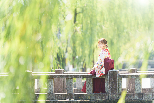【京都府・京都市・ロケーションフォト】風情ある京都東山でプロが撮影！袴プラン 写真3