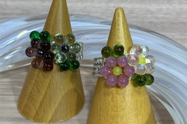 【東京・茅場町・ビーズ手芸】大人可愛いビーズアクセサリー体験（1個）