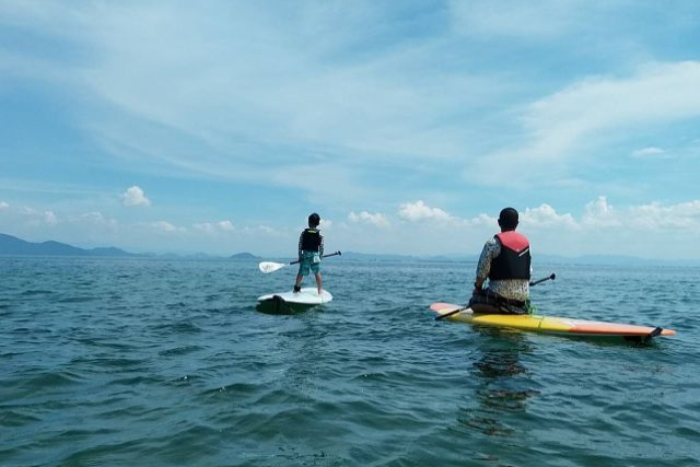 【滋賀・大津・SUP】誰でも気軽に参加OK！琵琶湖でSUP体験（1時間レッスン） 写真8